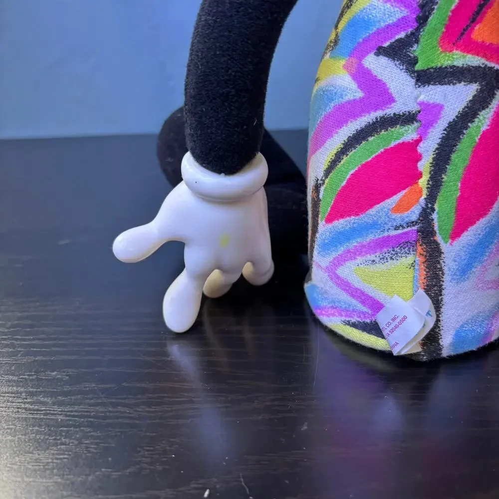 Vintage 1994 Ertl Jibba Jabber noise maker Toy Colorful 90s 15" Plush Silly Kids - Picture 8 of 16